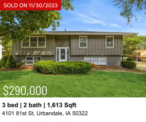My Sold Properties - 4101 81Sst St, Urbandale (1)